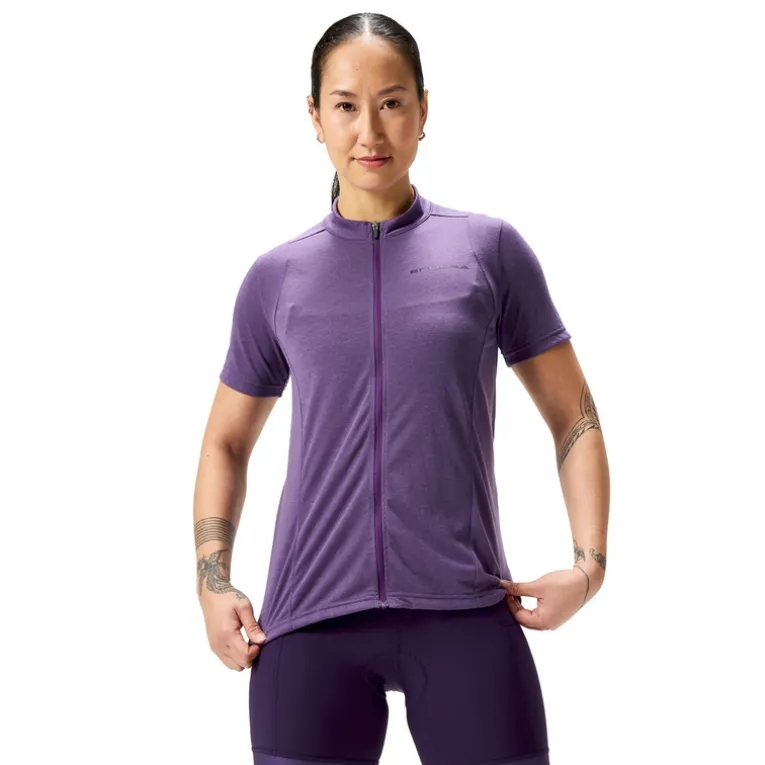 Damen Loop Zipped Trikot