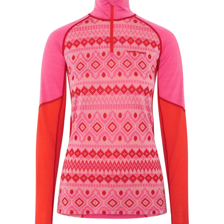 Damen Malia Half Zip Longsleeve