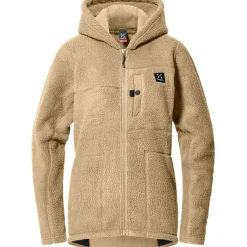 Damen Malung Pile Hoodie Jacke