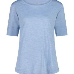 Damen Melange Print T-Shirt