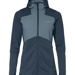 Damen Monviso Hoodie Grid Fleece Jacke