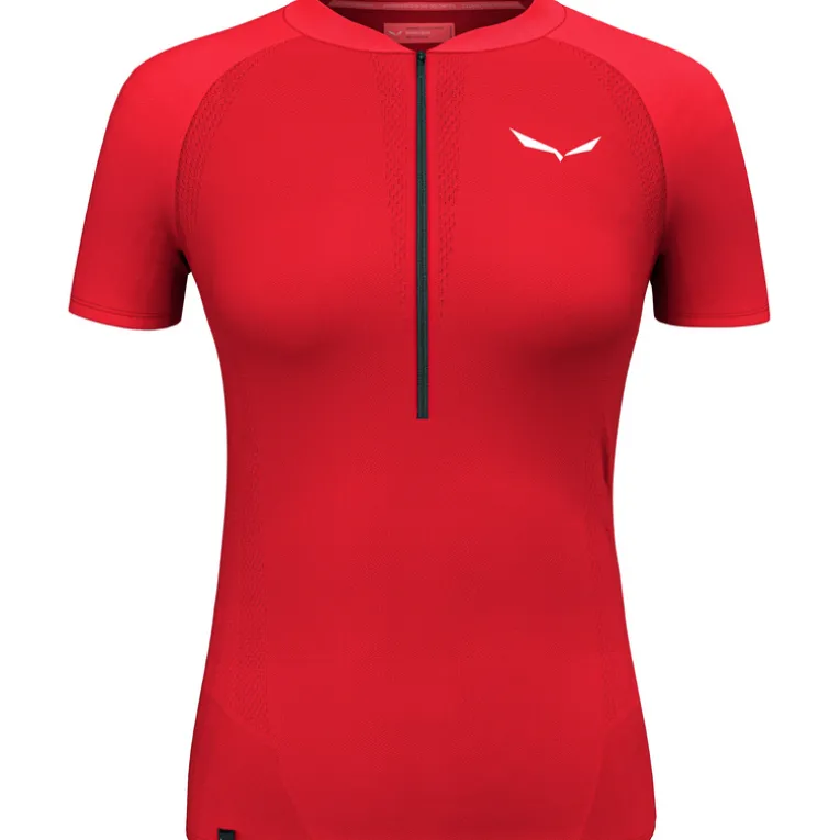 Damen Pedroc Pro Dry Half Zip T-Shirt
