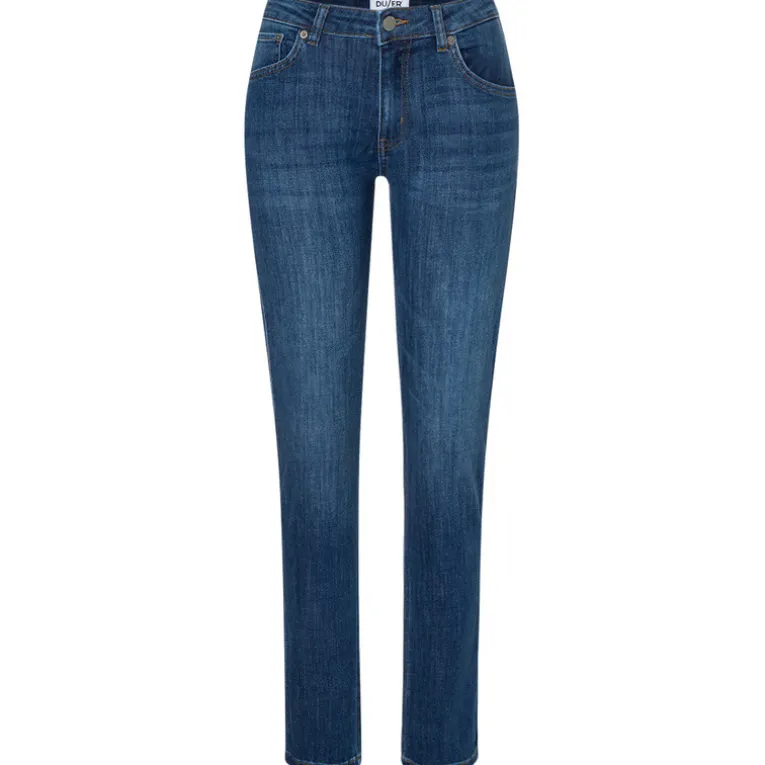 Damen Performance Denim Slim Straight Jeans