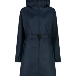 Damen Rain Hoodie Mantel