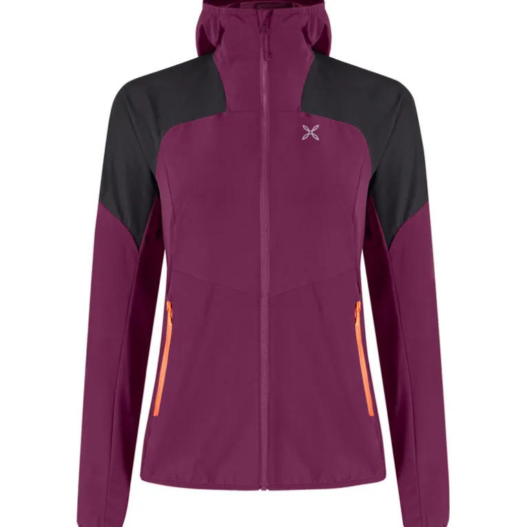 Damen Rise Hooded Jacke