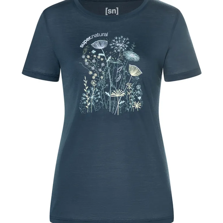 Damen Rock Flowers T-Shirt