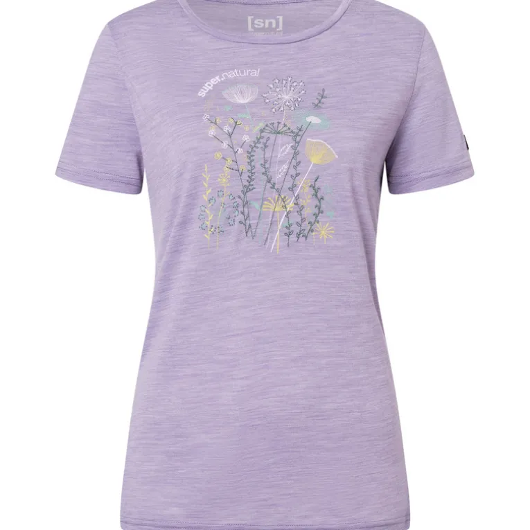 Damen Rock Flowers T-Shirt