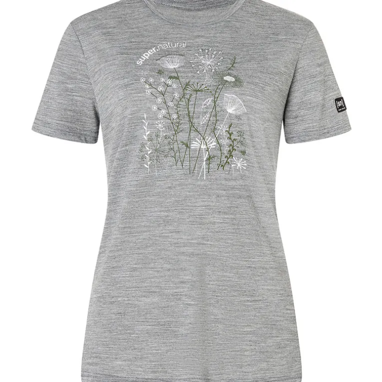 Damen Rock Flowers T-Shirt