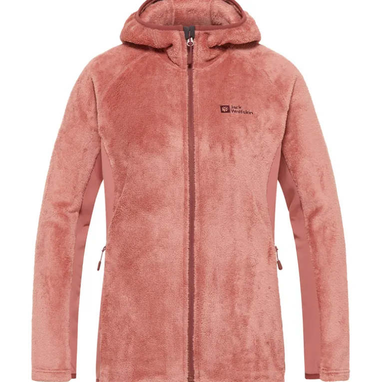 Damen Rotwand Hoodie Jacke