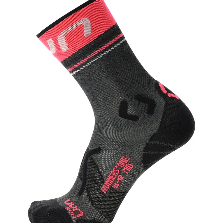 Damen Runner's One Mid Socken