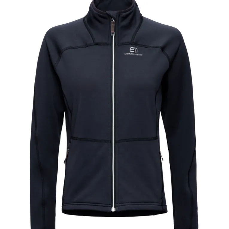 Damen Skiers Fleece Zip Jacke