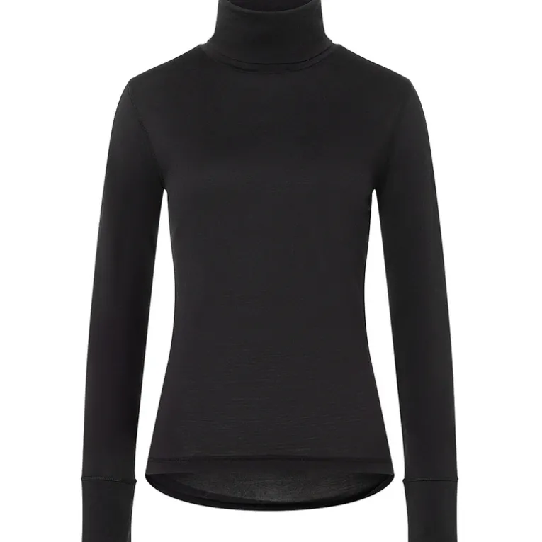 Damen Skiing Roll Neck Longsleeve
