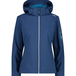 Damen Softshell Zip Hoodie Jacke