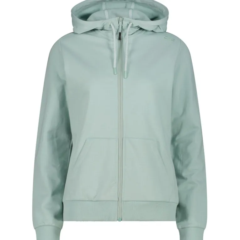 Damen Stretch Fleece Hoodie Jacke