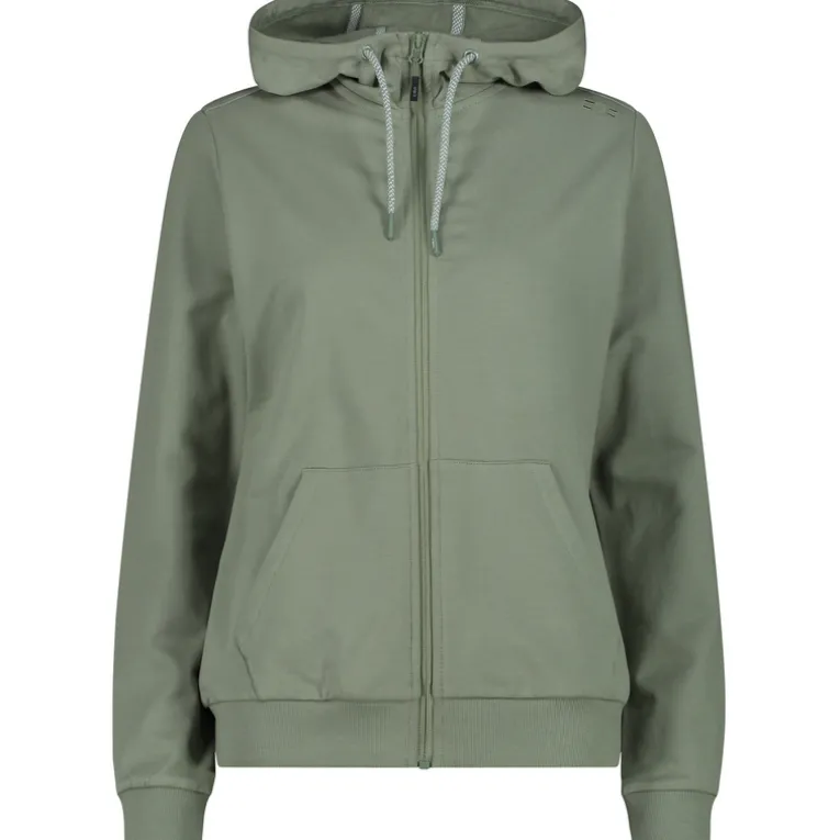 Damen Stretch Fleece Hoodie Jacke