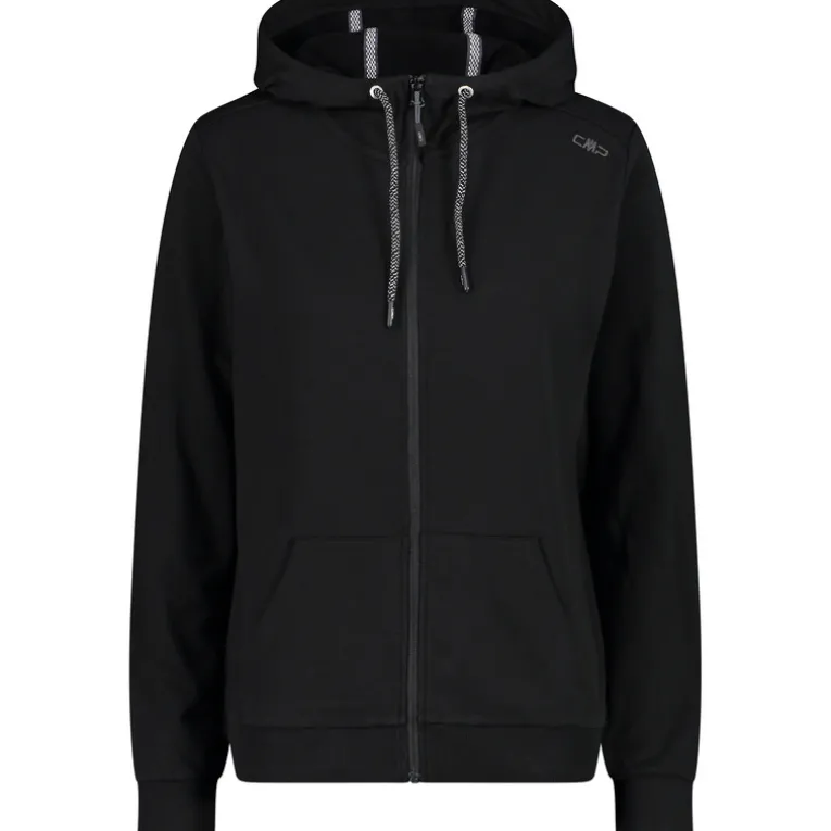Damen Stretch Fleece Hoodie Jacke