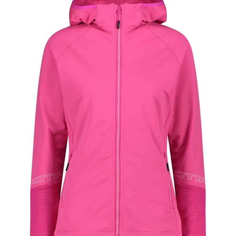 Damen Stretch Hoodie Jacke