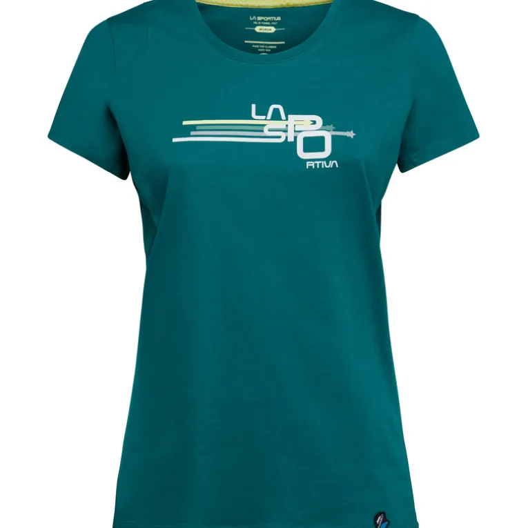 Damen Stripe Cube T-Shirt