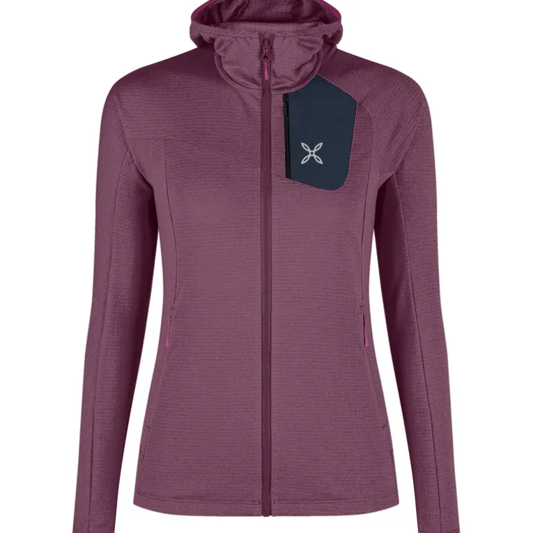 Damen Vertigo Power Grid Hooded Jacke