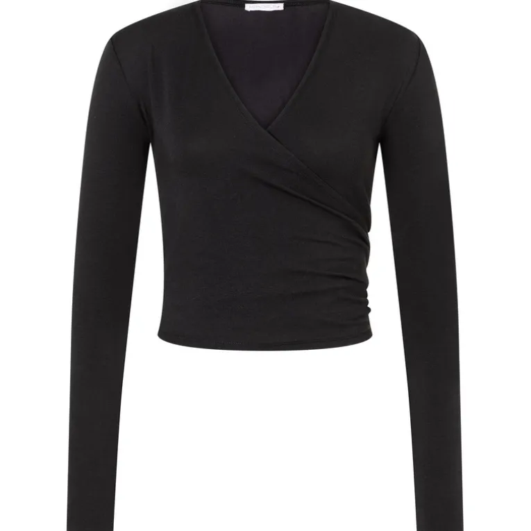 Damen Wrap Longsleeve
