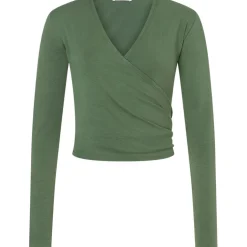 Damen Wrap Longsleeve