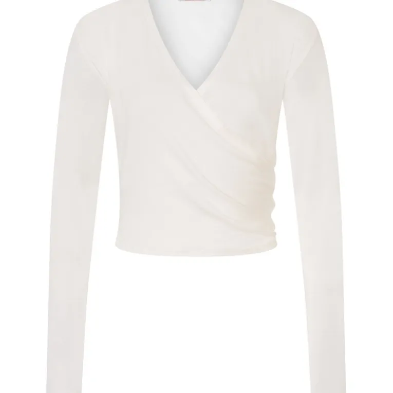 Damen Wrap Longsleeve