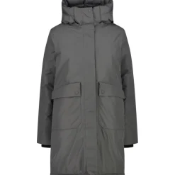Damen Zip Hoodie Mantel