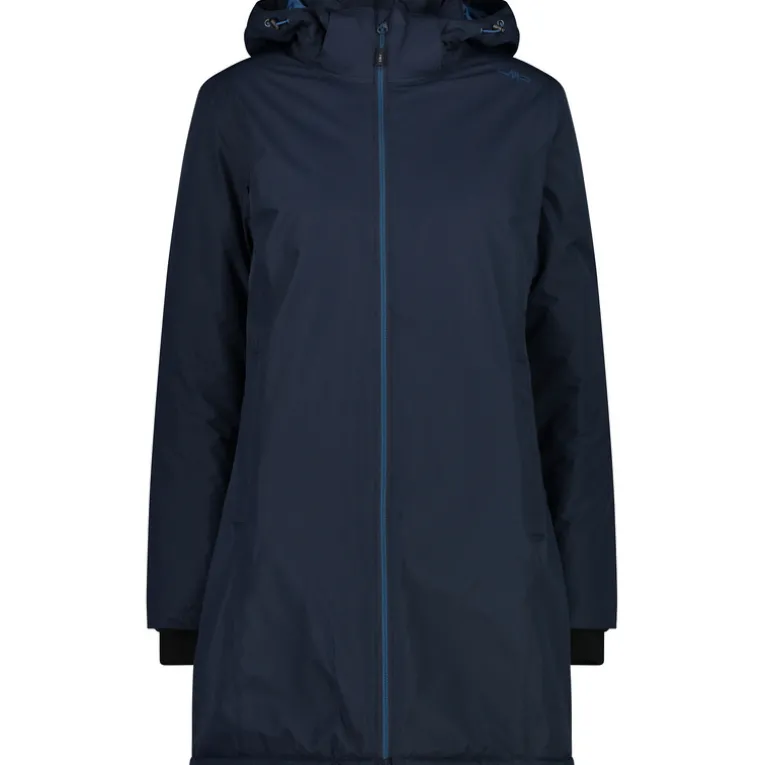 Damen Zip Hoodie Mantel