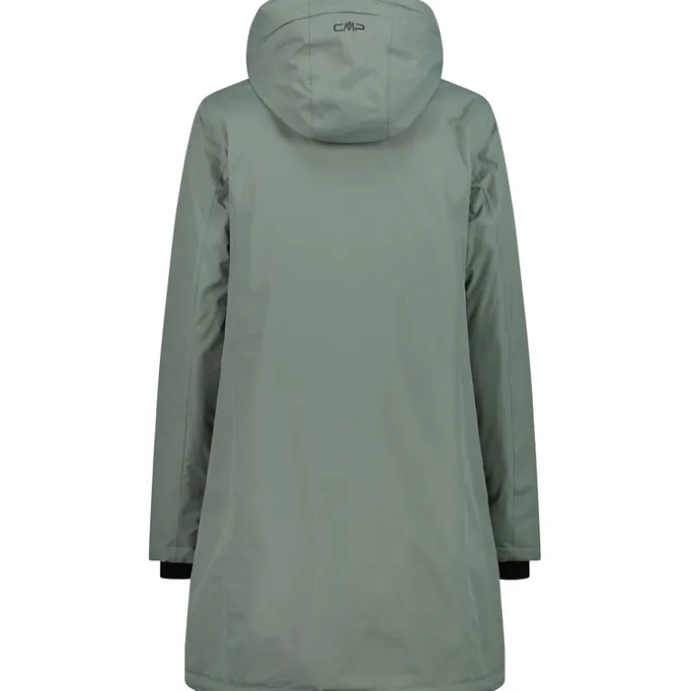 Damen Zip Hoodie Mantel