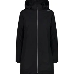 Damen Zip Hoodie Mantel