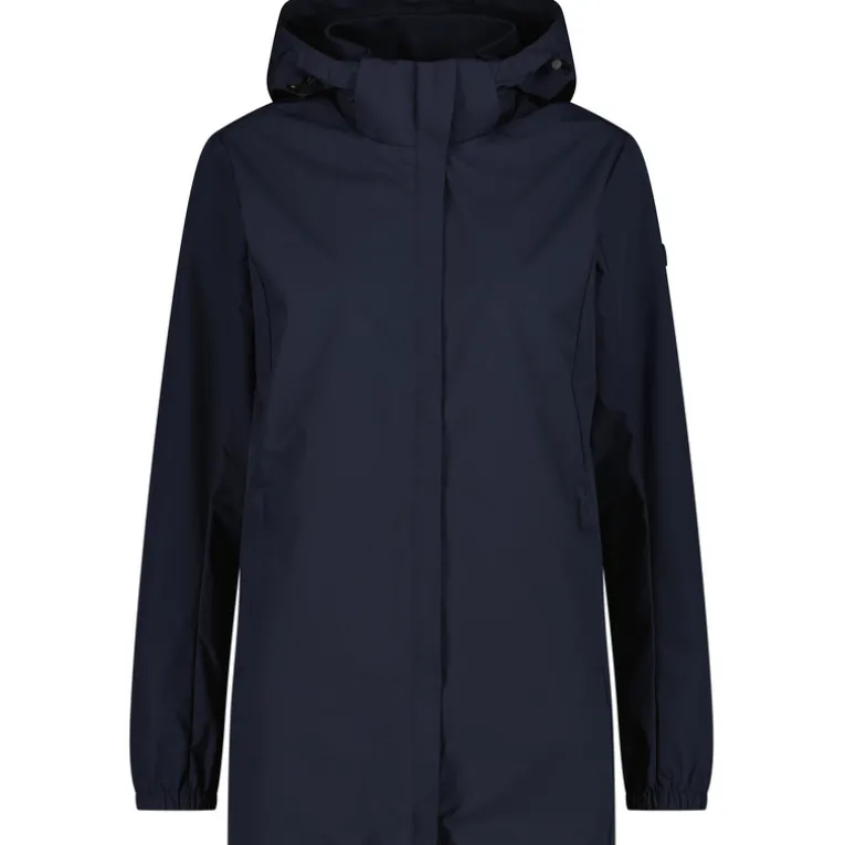 Damen Zip Hoodie Parka