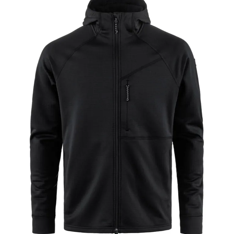 Herren Abisko Grid Fleece Hoodie Jacke