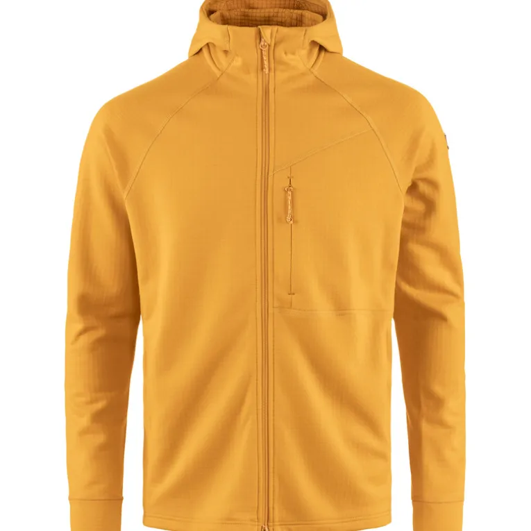 Herren Abisko Grid Fleece Hoodie Jacke