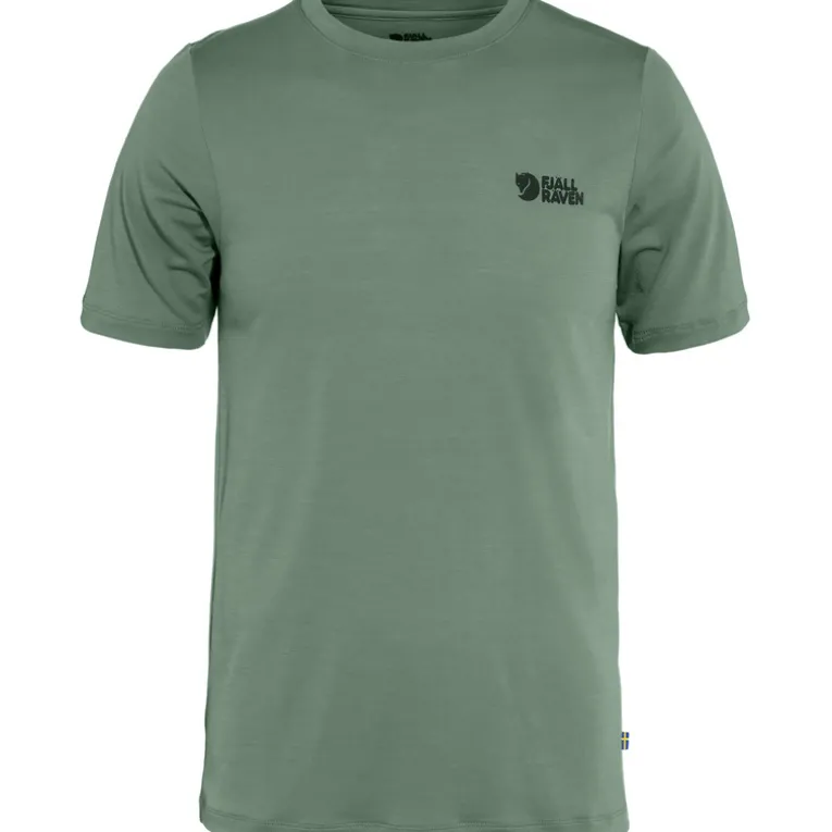 Herren Abisko Wool Logo T-Shirt