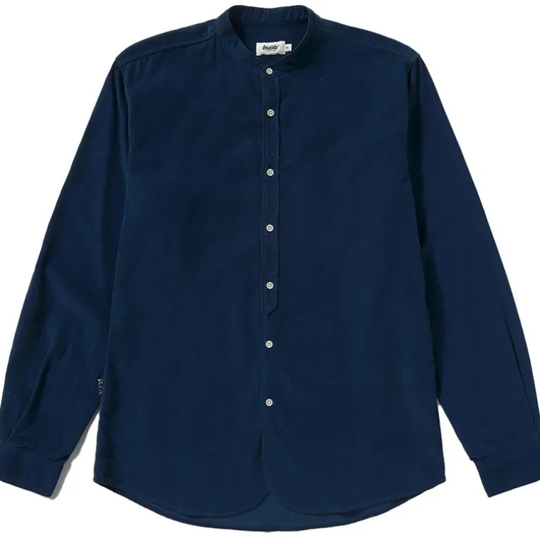 Herren Babycord Japan Mao Hemd