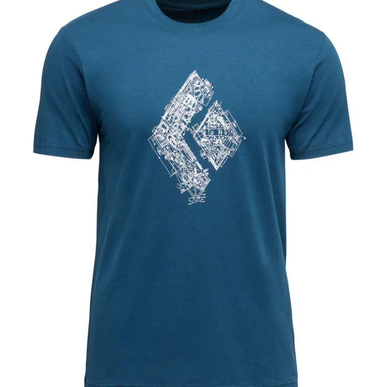 Herren Engineered Diamond T-Shirt