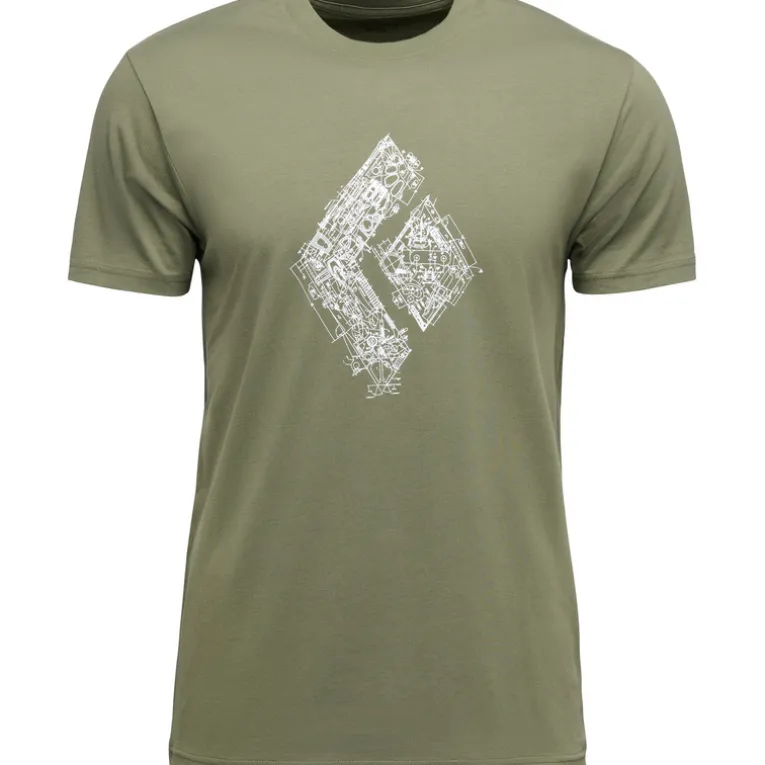Herren Engineered Diamond T-Shirt