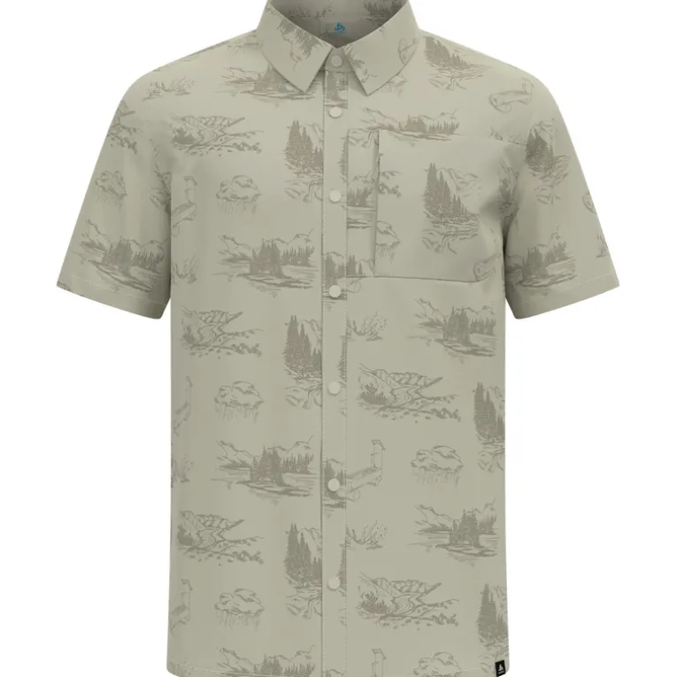 Herren Essential Print Hemd