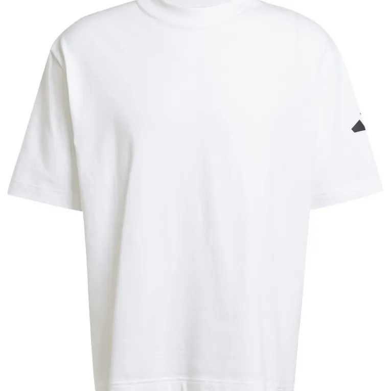 Herren Essentials Lose Fit Three Bar T-Shirt