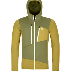 Herren Fleece Grid Hoodie Jacke