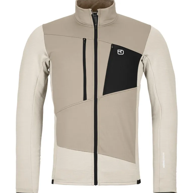 Herren Fleece Grid Jacke