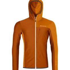 Herren Fleece Light Grid Hoodie Jacke