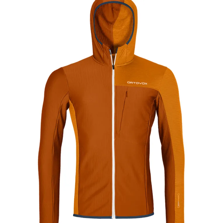 Herren Fleece Light Grid Hoodie Jacke