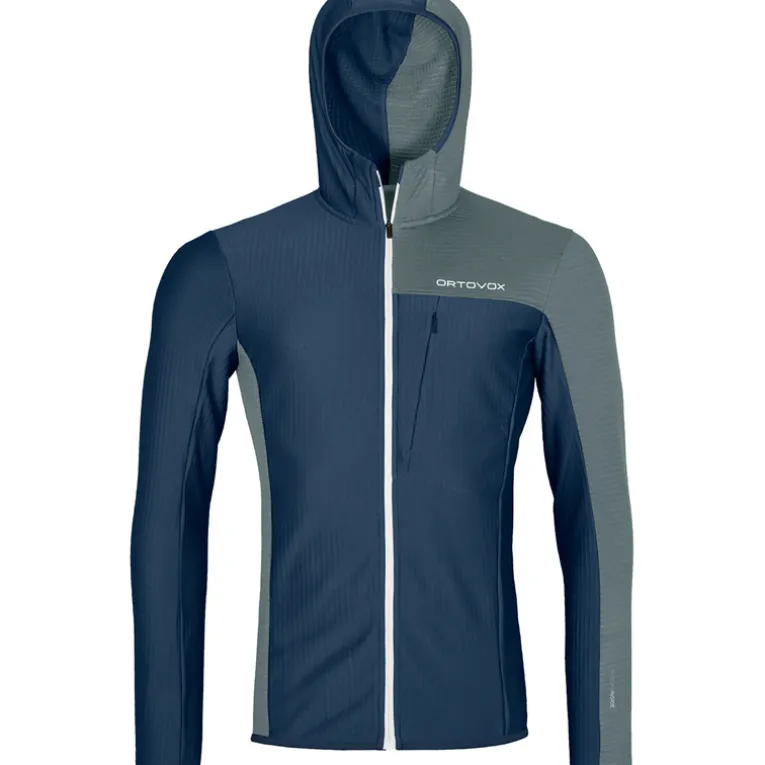 Herren Fleece Light Grid Hoodie Jacke