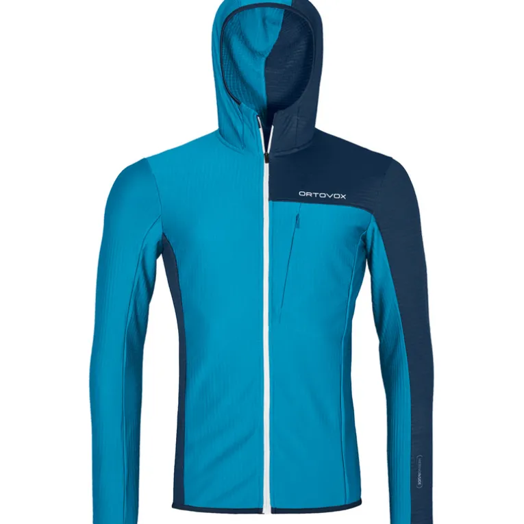 Herren Fleece Light Grid Hoodie Jacke