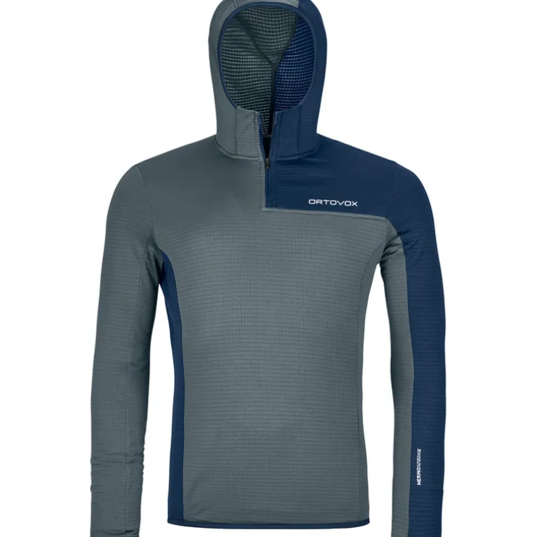 Herren Fleece Light Grid ZN Hoodie