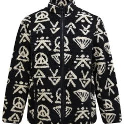 Herren Graphic Pile Jacke