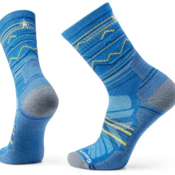 Herren Hike Light Mountain Range Pattern Crew Socken