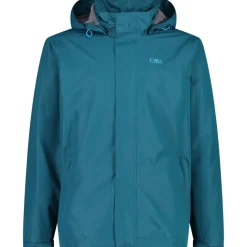 Herren Hoodie Button Rain Jacke
