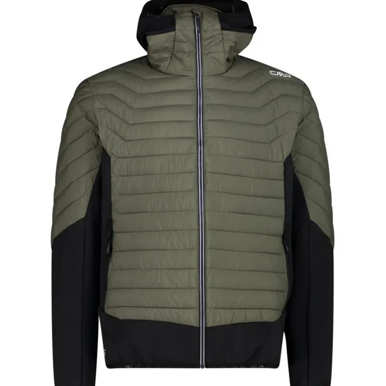 Herren Hybrid Hoodie Jacke